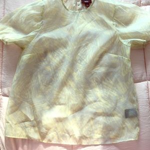 Light yellow cover blouse